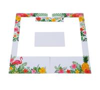 ULTECHNOVO Cadre Photo Hawaïen en Mousse 60X90 CM pour Photobooth Accessoire Photo de Fête d'Été Léger et Portable Décor Tropical pour Soirées Anniversaires et Célébrations Estivales