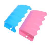 ULTECHNOVO Cadres Extérieurs en Plastique pour Herbe de Petits Animaux, Mangeoire Bleue 2pcs Facile à Nettoyer Fixer Hors Cage pour Lapins et Cobayes