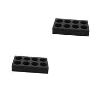 ULTECHNOVO Cale Vaisselle Camping Car Support De Tasse Plateau De Tasse En Mousse Support De Boisson à Emporter Porte-gobelet Multi-trous Pour Boisson Chaude Et Froide à Emporter Plateau Porte Gobelet