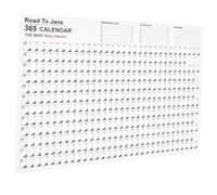 ULTECHNOVO Calendrier Mural 2023 Anglais 365 Jours Planificateur Annuel Créatif Calendrier Mensuel Décoratif Minimaliste pour Bureau et Maison Agenda Mural Pratique et Fonctionnel