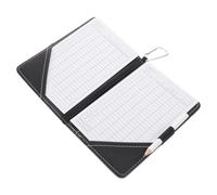 ULTECHNOVO Carnet D’Enregistrement de Score de Golf en PU Noir, Portable