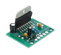ULTECHNOVO Carte D'amplification Audio Stéréo Tda7297 12v DC, Module Amplificateur Puissance 2.0 Double Canal 15w 15w, Kit Soudure Électronique DIY pour Projet Audio Compact