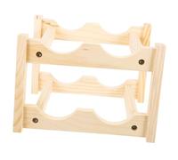 ULTECHNOVO Casier à Vin en Support de Rangement pour Moderne 5 Étagères pour Salle à Manger la Cuisine ou Bar Petit Format