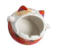 ULTECHNOVO Cendrier Décoratif De Noël pour Mégots De Cigarettes Décoration De Bureau Rouge