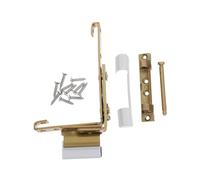 ULTECHNOVO Charnière Fenêtre Acier Au Carbone Doré Gauche Droite 1 Set Avec Vis Compatibilité Polyvalente Réparation Porte Salle De Bain