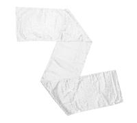 ULTECHNOVO Chemin de Table à Paillettes Argenté Nappe pour Fête Disco Décoration de Table pour Mariage