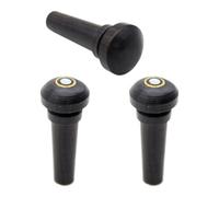ULTECHNOVO Chevilles de Violon en Ébène 3 Pièces Cordier Petit et Léger, Accessoire Pratique pour Violon, du Bruit et Amélioration Sonore, pour Musique Classique et Orchestre
