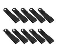 ULTECHNOVO Clip Ceinture Métal à Ressort Lot de 10, Porte-Outils Polyvalent Pince de Rangement, Compatible Étuis Téléphone et Ceinturons Tactiques pour Usage Extérieur et Bureau