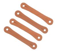 ULTECHNOVO Clip de Commande Stabilité et Installation Facile de Baguette de Batterie en Cuir Pu Marron, 4 Pièces, Accessoire Pratique Couleur Aléatoire pour Batteurs