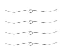 ULTECHNOVO Clips à Ressort pour Couvercle de Ventilateur de Salle de Bain 304 Acier Inoxydable 21 Cm Lot de 4 Pièces Ressorts de Grille Remplacement Ventilation Plafond Accessoires