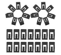 ULTECHNOVO Clips de Fixation en Fer Clip de Garniture Console Lot de 100 Fixation Sécurisée Vibrations pour Tableau de Bord Voiture pour Projet Intérieur Personnalisé