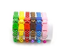 ULTECHNOVO Collier à Clochette pour Chien et Chat Bleu en PP, Longueur Réglable, Léger et Portable pour Animaux de Compagnie, pour Noël et Usage Quotidien