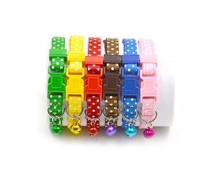 ULTECHNOVO Collier à Clochette pour Chien et Chat Bleu en PP, Longueur Réglable, Léger et Portable pour Animaux de Compagnie, pour Noël et Usage Quotidien