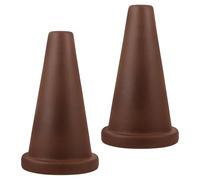 ULTECHNOVO Cône de Ponte en Argile Violette pour Aquarium, Lot de 2 Pièces, Design Microporeux Facile à Nettoyer, Abri Esthétique pour Poissons et Discus