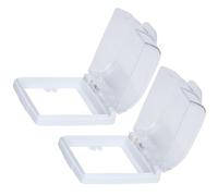 ULTECHNOVO Coque Étanche en Abs pour Sonnette Extérieure 2pcs, Protection la Pluie et Éclaboussures, Adaptée aux Claviers de Contrôle D'accès et Machines de Pointage
