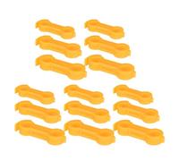 ULTECHNOVO Correcteur de Jambes de Poulet en PVC Jaune, 15 pièces, pour Poussins et Canards en élevage Fermier