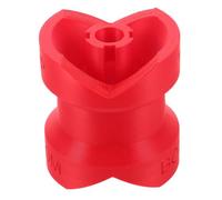 ULTECHNOVO Coupleur Étanche pour Flacon de 4 CM de Diamètre Adaptateur Réutilisable en Plastique Rouge pour Transfert Précis de Lotion et Shampoing Connecteur de Remplissage Anti-Fuite pour