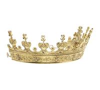 ULTECHNOVO Couronne De Roi Pour Homme Coiffe De Prince Pour Représentations Bal De Promo Anniversaire Et Événements à Thème Royal