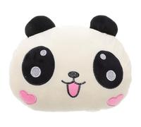 ULTECHNOVO Coussin Appui-Tête Voiture Petit Panda Rembourrage Coton PP Confortable Housse Amovible Lavable avec Bande Élastique pour Fauteuil Inclinable Accessoire Essentiel Auto Bureau