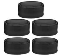 ULTECHNOVO Coussin de Support pour Remontoir de Montre Automatique 5pcs en PU et Éponge Noir, Large Compatibilité, Prévient L'arrêt Montre, pour Bureau et Voyage