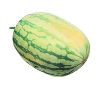 ULTECHNOVO Coussin Pastèque Peluche Doux Oreiller Fruit Réaliste Coussin Décoration Maison Jouet Peluche Forme Pastèque Fruits