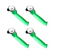 ULTECHNOVO Couteaux à Nouilles pour Couper Nouilles en Acier Inoxydable Ensemble de 4 Poignée Confortable et Isolation Thermique, Outil Manuel Restaurant