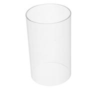 ULTECHNOVO Couvercle de Bougie Décoratif Facile à Nettoyer en Verre Transparent Cylindrique Haute Transparence, pour Décoration Intérieure et DIY Moderne