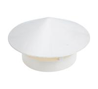 ULTECHNOVO Couvercle de Cheminée en Pvc Étanche Pluie 110-160 Mm, Chapeau de Ventilation Anti-pluie Multifonction pour Conduit de Fumée, Protection Toiture Jardin, Accessoire Solide