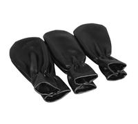 ULTECHNOVO Couvre-pédales de Piano en Cuir Pu Noir 3 Pièces, Protège et Réduit la Friction, Accessoires Élégants et Simples pour Pédales de Piano