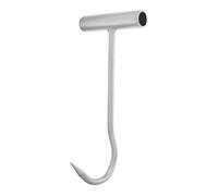 ULTECHNOVO Crochet de Levage en Fer Galvanisé Robuste, Grand Modèle 8712-20, Outil Multifonction pour Plaques D'égout, Portes Roulantes et Manutention Industrielle, Crochet à Outils