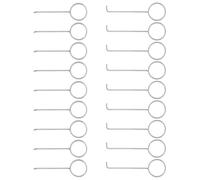 ULTECHNOVO Crochets de Levage en Acier Inoxydable pour Drain Linéaire 90mm Plat 80mm Droit, Outil de Débouchage pour Canalisation, Crochet de Nettoyage Multi-usages pour Salle de