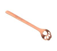 ULTECHNOVO Cuillère à Dessert en Acier Inoxydable Forme Patte Manche Allongé, Cuillère à Café Créative pour Fête Bar à Café ou Salon de Boissons