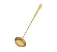 ULTECHNOVO Cuillère à Long Manche Acier Inoxydable pour Cuisine Cuillère à Soupe Brûlure pour Hot Pot Café et Assaisonnement Design Rond pour Contrôle Manche Prolongé pour Sécurité et