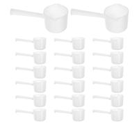 ULTECHNOVO Cuillères Doseuses 5G en Plastique Réutilisables Lot de 20 Manches Courts pour Café Thé Épices la Cuisine Pratique