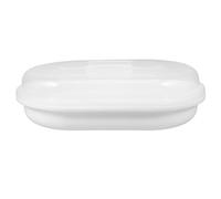 ULTECHNOVO Cuiseur Vapeur Micro-ondes Ovale 1,5 l Plastique Résistant Cuisson Vapeur Nutrition Familiale