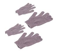 ULTECHNOVO De Bain Five Fingers Mitaine De Exfoliante Pour Hommes Et Femmes Coupe Extensible