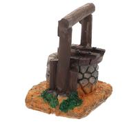 ULTECHNOVO Décor de Puits D’Eau Miniature en Résine, Style Vintage | Ornement DIY pour Mini Maison, Aspect Réaliste et Finition Soignée, Pièce Micro Paysage