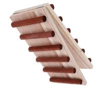 ULTECHNOVO Échelle pour Hamster Multifonction en Bois Naturel Facile à Installer et Soulage L'ennui pour Cage d'animaux Petits et Chinchillas