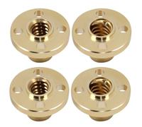ULTECHNOVO Écrou Trapézoïdal T8 en Laiton pour Vis-mère 8 Mm à 4 Filets, Lot de 4 Pièces pour Imprimante 3d Cnc, Compatible Moteur Pas à Pas et Rail Linéaire, Accessoire de Visserie