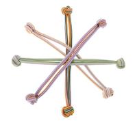 ULTECHNOVO Élastiques à Cheveux et 4 Pièces Haute Élasticité Accessoires Coiffure en Tissu Résistants pour Queue de Cheval Adaptés aux Cheveux Épais