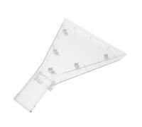 ULTECHNOVO Embout Transparent pour Aspirateur Eau et Poussière Tête d'Aspiration Plate pour Tissus d'Ameublement Buse d'Extraction pour Tapis et Sols Accessoire Compatible Nettoyage