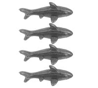 ULTECHNOVO Ensemble 4 Pièces D’Ustensiles Cuisine en Fonte Naturelle Enrichis en Fer Accessoires pour Cuisson Saine et Apport en Fer Adaptés aux Végétaliens Sportifs et Régime Végétarien