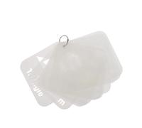 ULTECHNOVO Ensemble de 12 Pochoirs Artistiques Réutilisables en Plastique Blanc Formes Géométriques pour Dessin Créatif des Garçon et Filles, pour Projets Artistiques la Maison