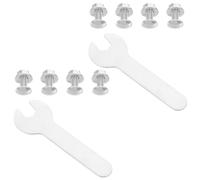 ULTECHNOVO Ensemble De 2 Vis de Poignée en Acier Inoxydable pour Wok,