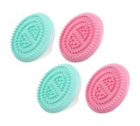ULTECHNOVO Ensemble de 4 Brosses Multifonctions en Abs pour Massage Méridien et Élimination des Pellicules, Design Portable et Léger pour Bureau et Maison