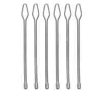 ULTECHNOVO Ensemble de 6 Outils D'insertion de Filetage en Acier Inoxydable Argenté, Accessoires Couture Pratiques pour Couture et Loisirs Créatifs, Adaptés aux Professionnels et Personnes