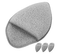 ULTECHNOVO Éponges Nettoyantes Visage pour Peau Sensible Douces et Précises 4pcs en Pu Forme Goutte D'eau et Triangle Nettoyage et Exfoliation Délicats