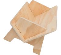 ULTECHNOVO Étagère Inclinée en Bois Beige pour Bureau Grosse Capacité Assemblage Facile Rangement Accessible pour Livres et Accessoires de Bureau Design Simple et Moderne