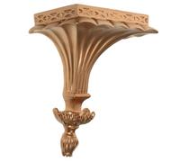 ULTECHNOVO Étagère Murale Flottante Résine Rangement Créatif et Décoration Murale pour Salon Chambre et Bureau Style Européen et Dorée
