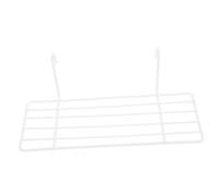 ULTECHNOVO Étagère Murale Grillagée 25x10 Cm en Fer Blanc, Support Métallique Robuste Polyvalent, Rangement Empilable Cuisine, Salle De Bain Et Bureau, Système D’Organisation Minimaliste